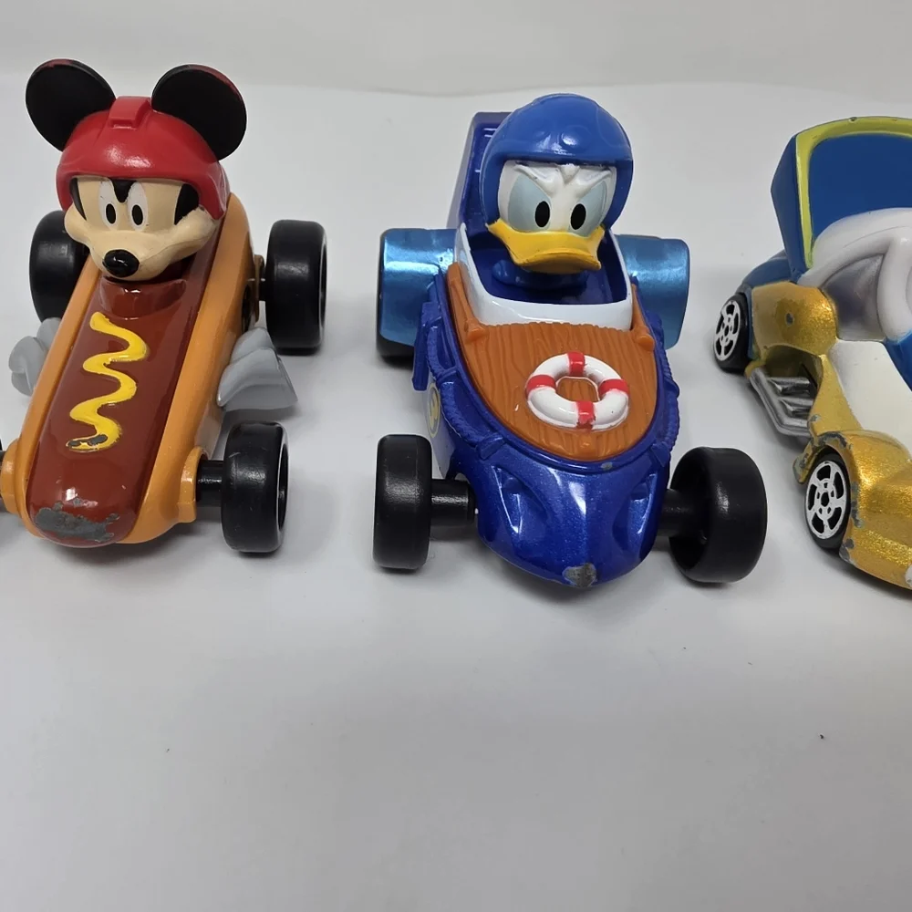Disney Mickey Mouse Donald Duck Cars Lot of 3